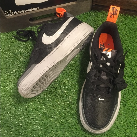 Nike Air Force 1 LV8 2 GS Under Construction - Black