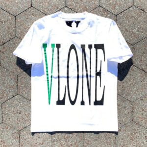 Alternative view of Áo Vlone Deadstock Vlone Staple Tee White Green