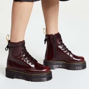 Alternative view of Giày Dr. Martens Vegan 101 Ankle Boot 'Cherry Red' 23985600