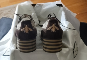 Alternative view of Giày Gucci GG Canvas Mid-Heel Shoes 498106-0G040-2283