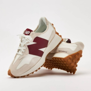Alternative view of Giày New Balance STAUD x Wmns 327 'Grey Burgundy' WS327SG
