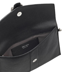 Alternative view of Túi Jimmy Choo Madeline Envelope 'Black' MADELINEENVELOPEXQI000071