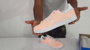 Giay Adidas Wmns Stan Smith 'Pink Orange' F34308