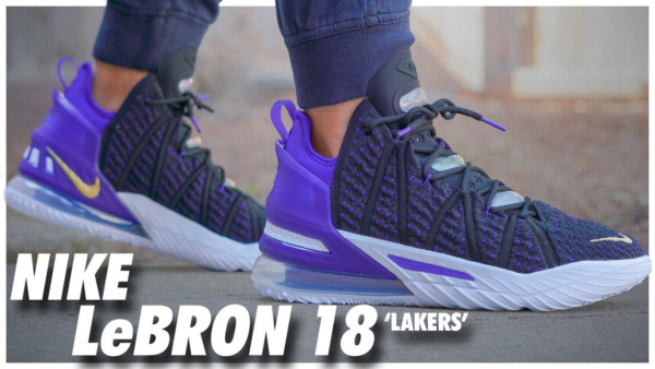 Giày Nike LeBron 18 'Lakers' CQ9283-004 - Hình ảnh 8