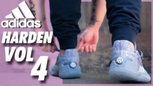 Alternative view of Giày Adidas Harden Vol. 4 'Grey' EH2412