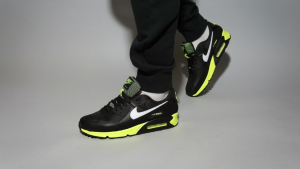Giày Nike Air Max 90 'Black Hot Lime' DB3915-001 - Hình ảnh 6