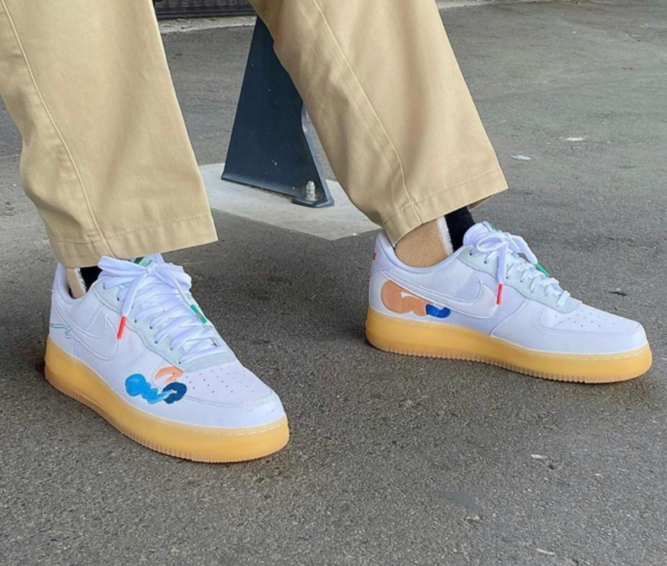 Giày Nike Mayumi Yamase x Air Force 1 Flyleather 'Earth Day' DB3598-100 - Hình ảnh 2