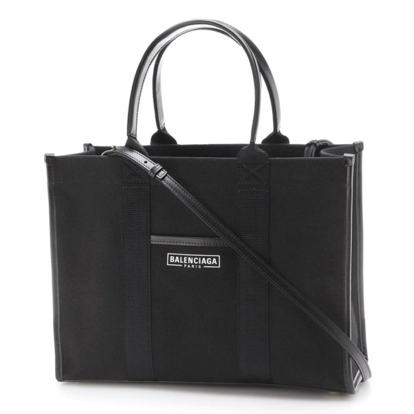 Túi Balenciaga Hardware With Strap In Canvas 'Black' 2HHAM-1090 - Hình ảnh 2