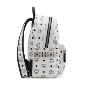 Alternative view of Túi MCM Stark Studs Backpack Visetos White MMK6SVE37WT001