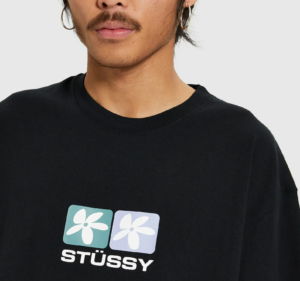 Alternative view of Áo Stussy Daisy SS Tee Black