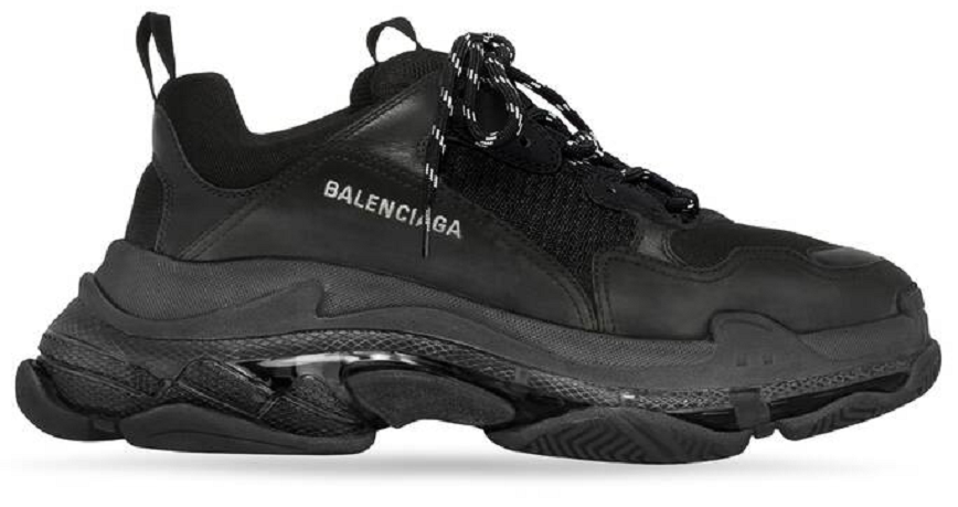 Giày Balenciaga Triple S Full Đenblack Chuẩn Rep 11  Siêu Rẻ  Lakbayvn
