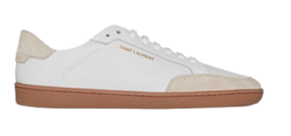 Giày Saint Lauren Court Classic Natural White