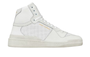 Giày Saint Laurent SL24 Mid Top Sneaker Optic White