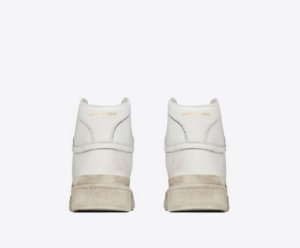 Giay Saint Laurent SL24 Mid-top 'White' 610619-04LB0-9030