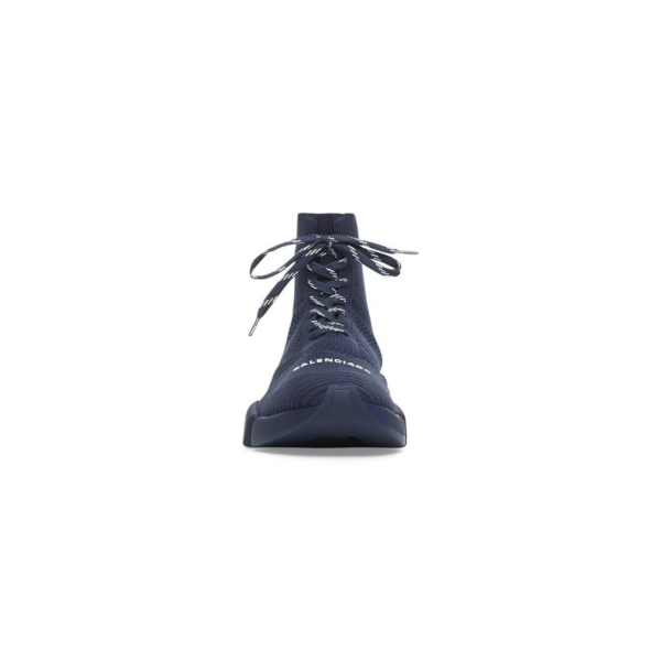 Giày Balenciaga Speed 2.0 Trainers Lace-Up 'Dark Blue' 617258W2DB14909 - Hình ảnh 3