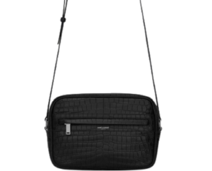 Túi Saint Laurent Camp Crocodile 'Black' 644276DZE0E1000