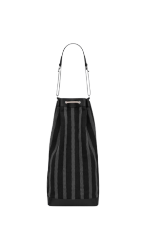 Alternative view of Túi Saint Laurent Long Basket 'Noir Et Gris' 668581FAAC01037