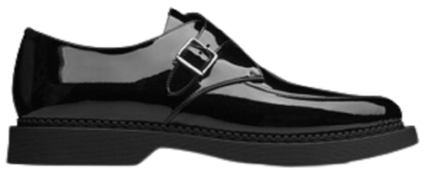 Giày Saint Laurent Teddy Monkstraps In Patent Leather 'Black'