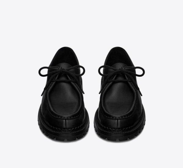 Giày Saint Laurent Malo Plain 'Black' 686356AAAGM1000 - Hình ảnh 3