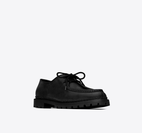 Giày Saint Laurent Malo Plain 'Black' 686356AAAGM1000 - Hình ảnh 2