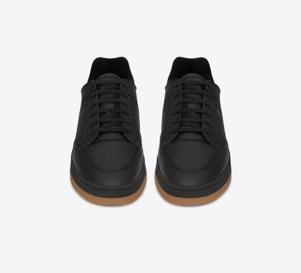 Giày Saint Laurent SL 61 Low Top In Grained Leather 'Black' - Hình ảnh 4