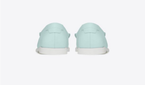 Alternative view of Giày Saint Laurent Le Loafer Monogram Penny Slippers 'Blue'