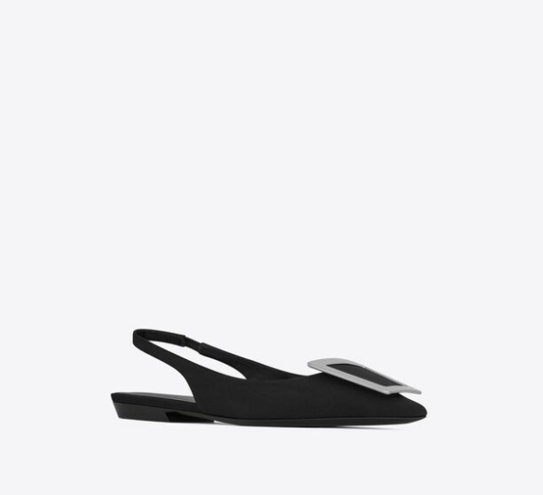 Giày Saint Laurent Maxine Slingback 'Black' 699518AAAM21000 - Hình ảnh 2