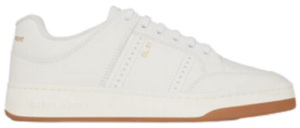 Giày Saint Laurent SL 61 Low Top In Grained Leather 'White'