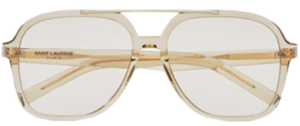 Kính YSL Sl 545 Transparent Cream And Light Gold 701422Y99039303