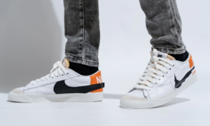 Alternative view of Giày Nike Blazer Low Jumbo 'Glitch Swoosh' DV6484-100