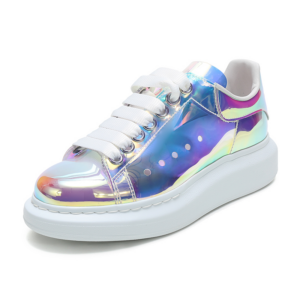 Alternative view of Giày Alexander McQueen Wmns Oversized Sneaker 'Iridescent' 558944-W4LF2-8446