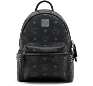 Balo MCM Stark Side Studs Backpack Visetos Black MMK6SVE41BK001
