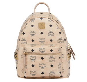 Balo MCM Stark Side Studs Backpack Visetos Pink MMK6SVE41IG001