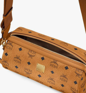 Alternative view of Túi MCM Klassik Crossbody Visetos Cognac MMRASKC04CO001