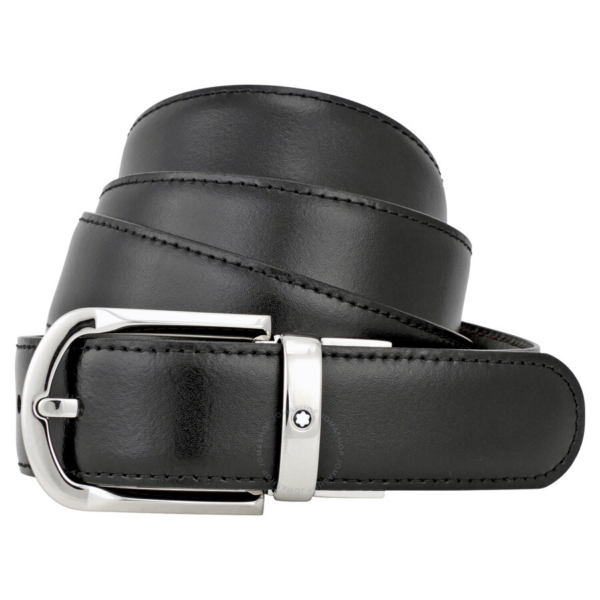 Thắt Lưng MontBlanc Reversible Leather Men's Belt 111080 - Hình ảnh 2