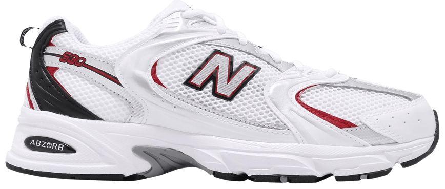 Giày New Balance 530V2 Retro 'White Silver Red' Mr530Sa - Authentic-Shoes