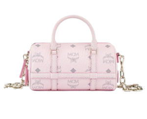 Túi MCM Delmy Boston Bag Visetos Pink MWBBAER01QH001