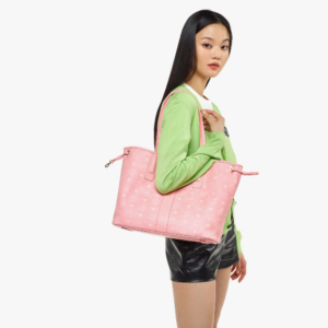 Tui MCM Medium Liz Reversible Tote Bag 'Pink' MWPCSVI01QZ001
