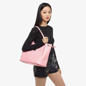 Tui MCM Medium Liz Reversible Tote Bag 'Pink' MWPCSVI01QZ001