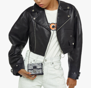 Alternative view of Túi MCM Chain Wallet in Vintage Jacquard Monogram MYLBATQ01EG001