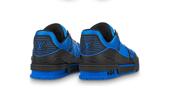 Giày Louis Vuitton Trainer 'Black And Blue' 1A8WF5 - Hình ảnh 3