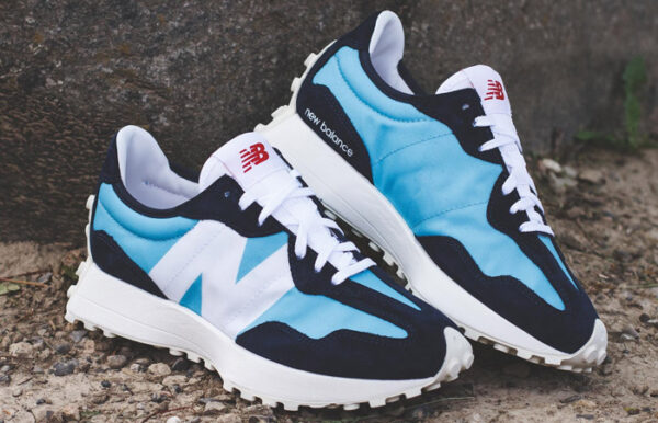Giày New Balance Wmns 327 'Wax Blue' WS327CPB - Ảnh 4