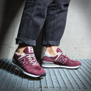 Alternative view of Giày New Balance 574 Classic 'Burgundy' ML574EVM