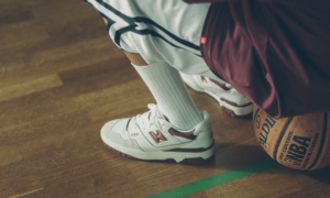 Alternative view of Giày New Balance 550 'Burgundy' BB550LI1