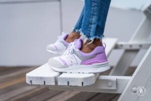 Alternative view of Giày New Balance White 'Grey Purple' CW997HEA