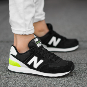 Alternative view of Giày New Balance Wmns 574 'Black' WL574CNA