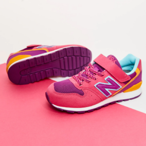 Alternative view of Giày New Balance 996 Junior 'Pink Purple' YV996TMG