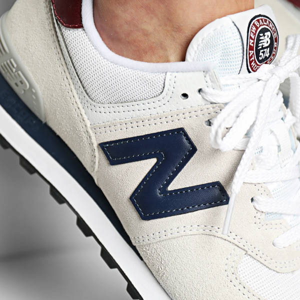 Giày New Balance 574 Classic 'White Natural Indigo' ML574HX2 - Hình ảnh 7