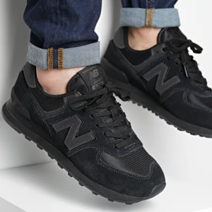 Alternative view of Giày New Balance 574 'Triple Black' ML574EVE