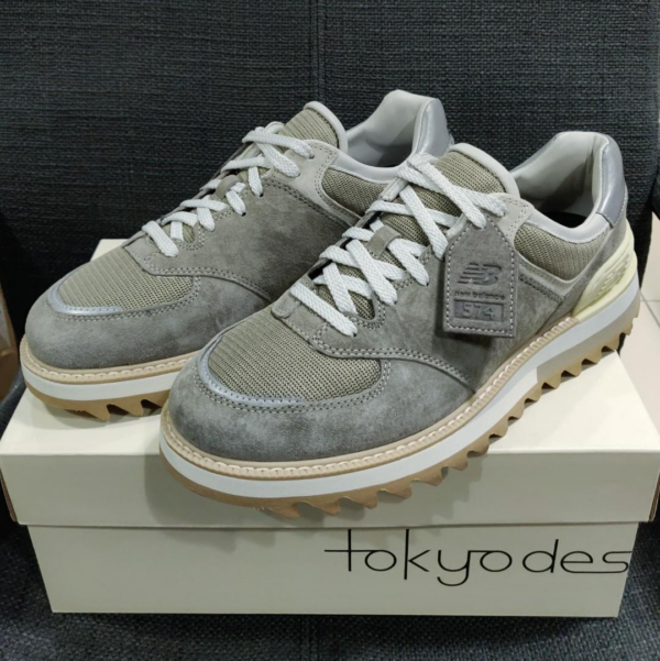 Giày New Balance Tokyo Design Studio x 574 'Grey Dune' MS574TDT - Hình ảnh 6